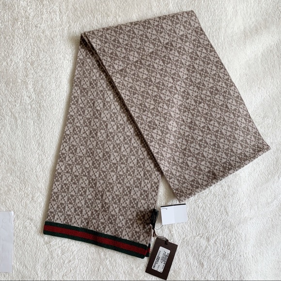 Gucci Other - NWT Authentic Gucci Men’s Tricot Wool Scarf 🧣